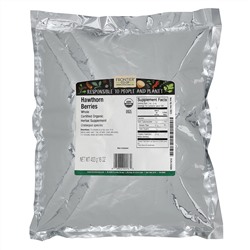 Frontier Natural Products, Органические цельные ягоды боярышника, 16 унций (453 г)