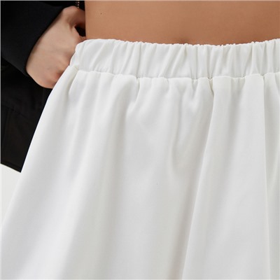 Юбка мини баллон женская MIST, размер L, молочная