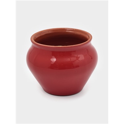 УЦЕНКА Горшочек под жаркое «Вятский» 0.7 л, красный, нет крышки