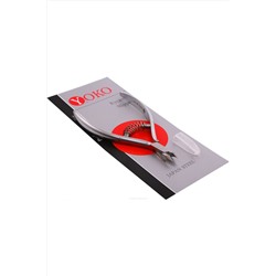 YOKO Кусачки маникюрные для кутикулы / Professional Quality SK 017, спиральная пружина, ручная заточка, 7 мм KRISTALLER, 1106308