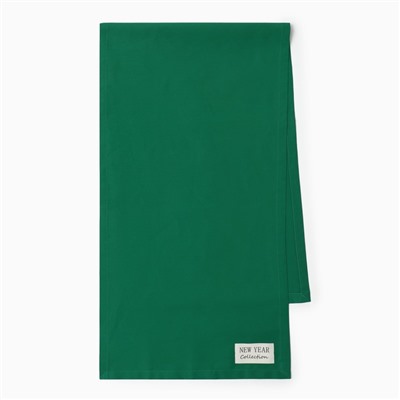 Дорожка новогодняя на стол «Этель» New year collection 40×146 см, цвет зелёный, 100% хл, саржа 190 г/м²