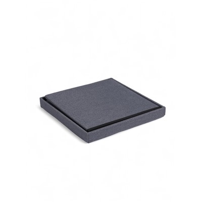 Пуф – короб складной «Клик Мебель», с ящиком, 380×380×380 мм, рогожка, цвет серый