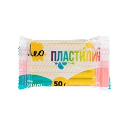 Пластилин 50гр. "Учись" желтый LNMC-50 Лео