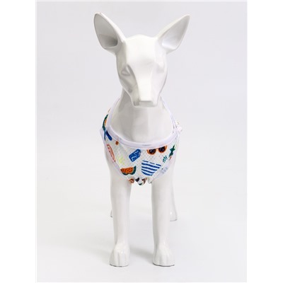 Майка для животных «Отпуск», размер XL, ДС 38 см, ОГ 48 см, ОШ 35 см