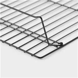 Решётка для глазирования и остывания выпечки 3-х ярусная KONFINETTA, 40.5×22 см, чёрная