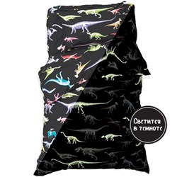 Постельное бельё 1.5-спальное «Этель» Dino skeleton, бязь