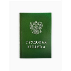 Ежедневник А5, 80 листов в тонкой обложке «Трудовая книжка»