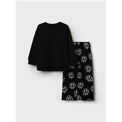 Комплект трикотажный для мальчиков: фуфайка (футболка с длинными рукавами), брюки