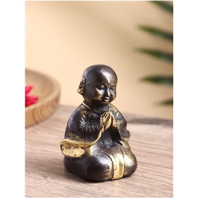 Сувенир «Монах», 6×6×9 см, бронза