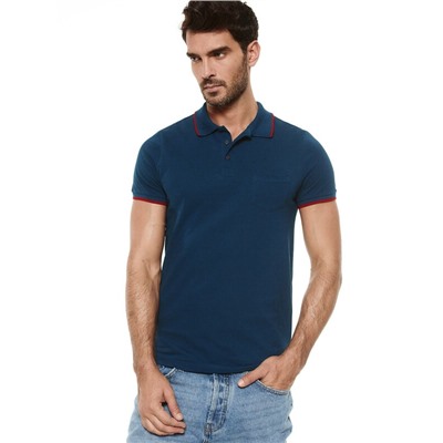 Джемперы DIWARI MD 944 Футболка-поло с контрастной отделкой