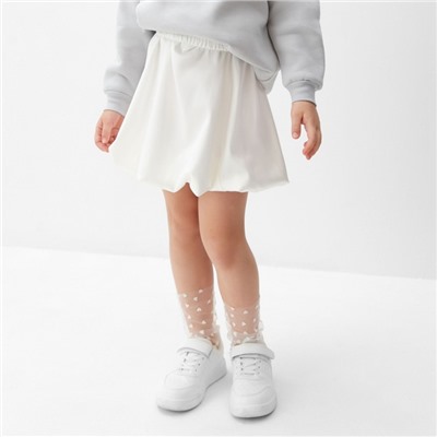 Юбка-баллон для девочки KAFTAN, размер 38 (146-152 см), молочная