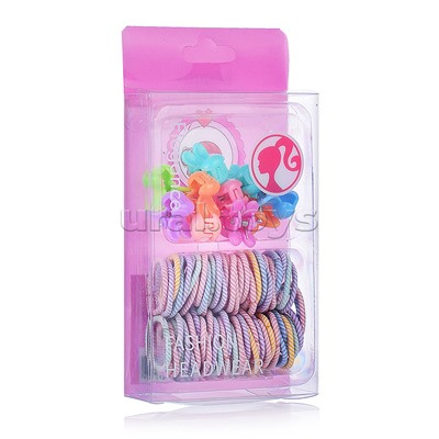 Набор резинок/заколок для волос "Нежность" 60 предметов