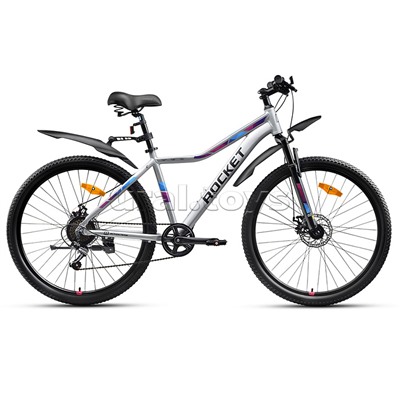 Велосипед 27,5" Rocket Vela alloy Pro 2.0, цвет серый, размер 17"