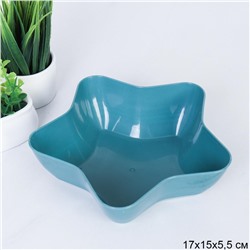 Салатник 17 см Звезда / N107blue /уп 300/ синий