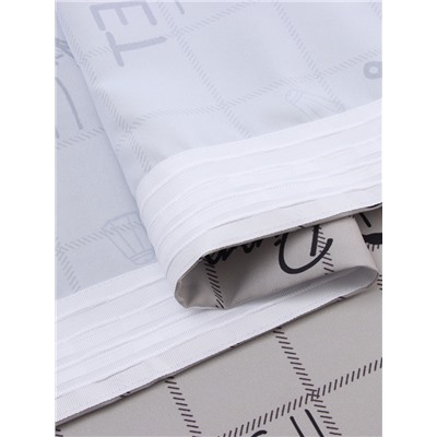 Шторы для кухни с подхватами «Этель» Homemade, 170×145 см, комплект - 2 шт.