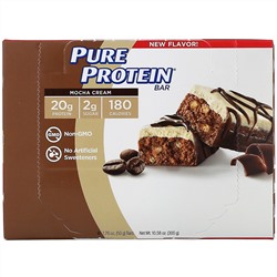 Pure Protein, Батончик с кофейным кремом, 6 батончиков, 50 г (1,76 унций) каждый
