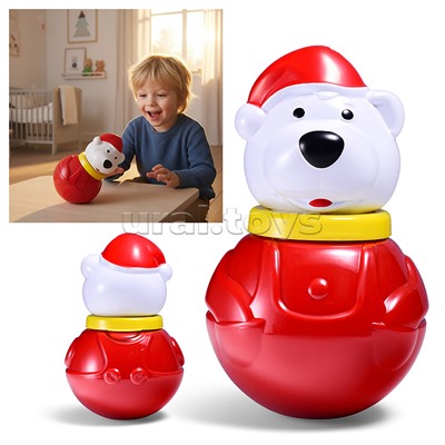 Неваляшка малая "Белый медведь" (п/пакет)