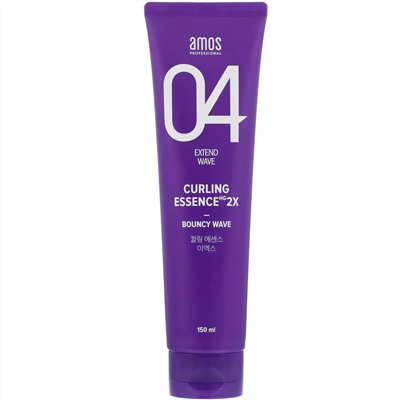 Amos, 04 Extend Wave, Curling Essence 2X, 5 fl oz (150 ml)