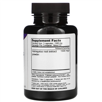 Dragon Herbs, Astragalus, 425 mg, 100 Vegetarian Capsules
