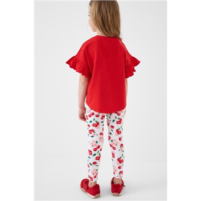 Комплект трикотажный для девочек: туника, брюки (легинсы) PLAYTODAY, 1242823
