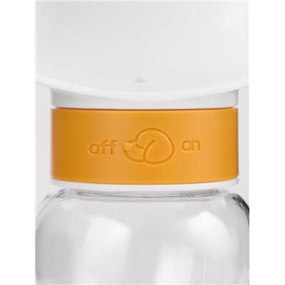 Поилка прогулочная, 585 мл, контейнер для корма, жёлтая