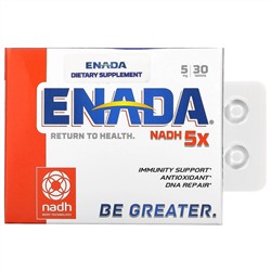 ENADA, NADH 5x, 5 мг, 30 таблеток