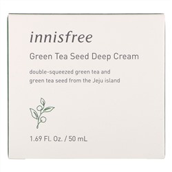 Innisfree, крем интенсивного действия с экстрактом семян зеленого чая, 50 мл (1,69 жидк. унции)
