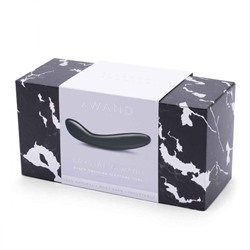 Массажер для G-точки Le Wand Crystal G-Wand из черного обсидиана
