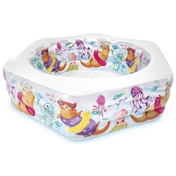 УЦЕНКА Бассейн надувной «Морской риф», 191×178×61 см, от 6 лет, 56493NP INTEX