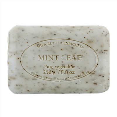 European Soaps, Мыло с мятой Pre de Provence, 8.8 унции (250 г)