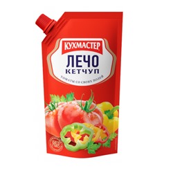 Кетчуп КУХМАСТЕР "Лечо", 350 г (дой-пак), Кетчуп «Лечо»