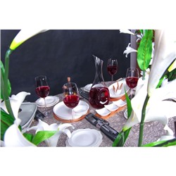 Декантер Magistro «Рислинг», 1.1 л, 15.5×10×36 см, стекло, прозрачный