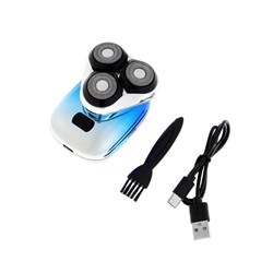 Электробритва LBR-10, 3 Вт, роторная, 3 головки, дисплей, от АКБ