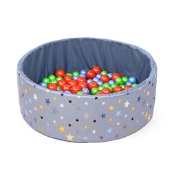 Сухой бассейн "Серые звезды" (100см х 30см)
