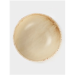 Салатник Magistro Organic brown, 1.35 л, d=20.7 см, фарфор, бежевый