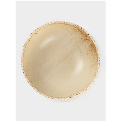 Салатник Magistro Organic brown, 1.35 л, d=20.7 см, фарфор, бежевый