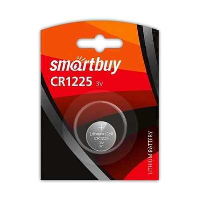 Элемент литиевый Smart Buy CR1225 (1-BL) (12/720)