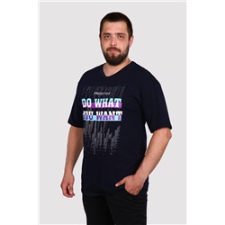 Эддисон - футболка  синий