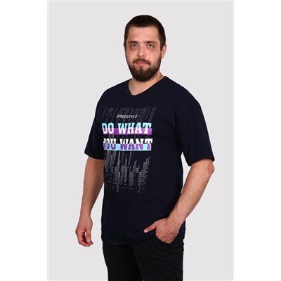 Эддисон - футболка  синий