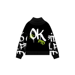 Свитер трикотажный для девочек