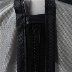 Чехол для одежды Доляна, 60×100 см, плотный, серый, прозрачный