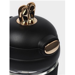 Бутылка для воды «Ушки», 350 мл, 9.5×9×17 см, стекло, МИКС