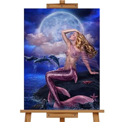 Мозаика алмазная "Русалочка" 40*50см.