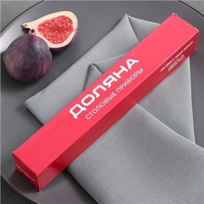 Нож столовый из нержавеющей стали Доляна «Пулкин», длина 20.6 см, толщина 2 мм, цвет серебряный