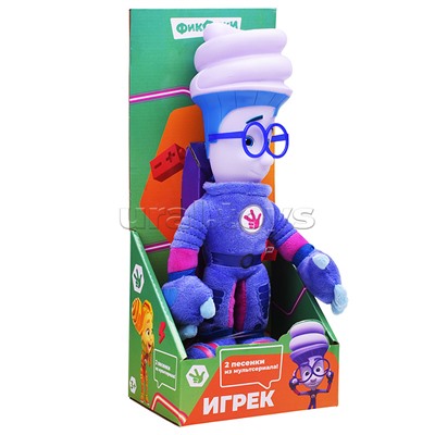Мягкая игрушка "Фиксики" Игрек 27см, муз. чип, в коробке