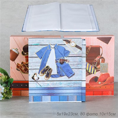 Фотоальбом 80 фото 10x15 Джентльмен / 9335 /уп 48/ 20 листов