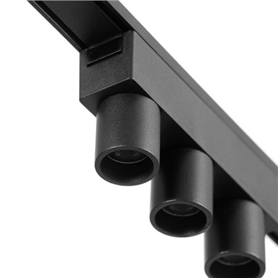 Светильник трековый ULTRA «Три бочонка», светодиодный, 6 Вт, 48 В, 3000K-5700К, CRI90, 12.2×2.6×5.5 см, чёрный
