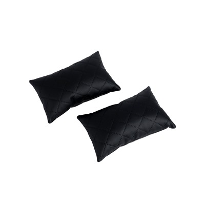 Подушка на подголовник автомобиля, набор 2 шт., черный