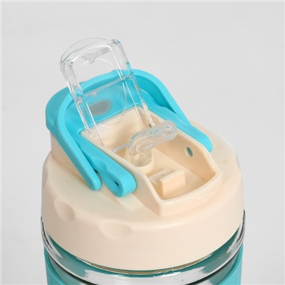 УЦЕНКА Термостакан «Дарим Красиво», 400 мл, 12.5×9 см, трубочка 18 см, стекло