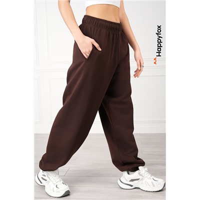 Женские брюки из футера Happyfox
